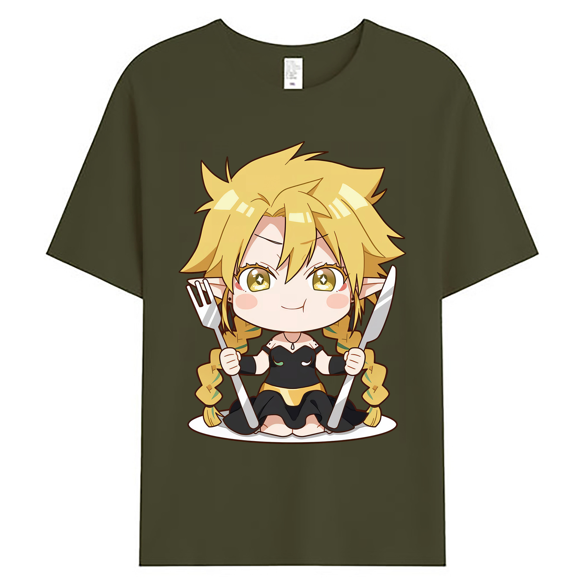 （画像用） 転スラ Regarding Reincarnated to Slime 綿100％ メンズ半袖Tシャツ｜肌触りやわらか＆通気性